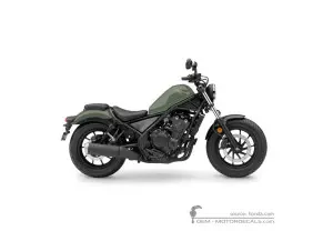 Autocollants pour Honda CMX500 REBEL 2022 • Honda Autocollants OEM