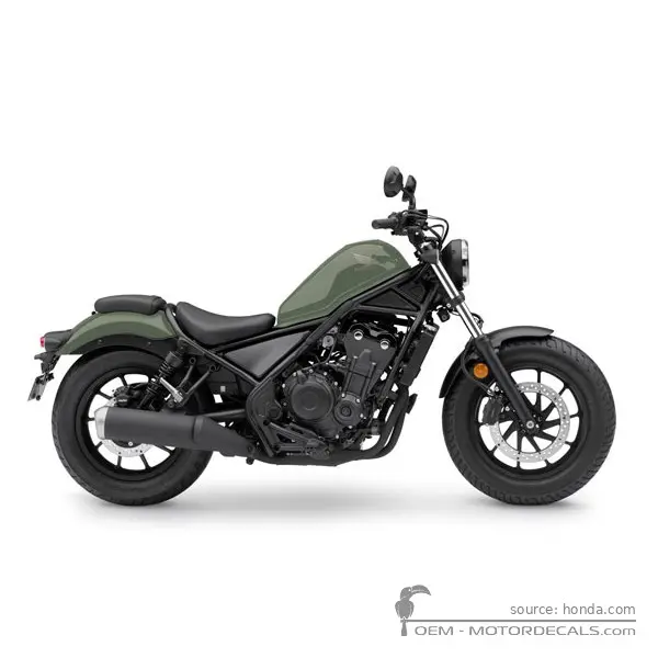 Honda CMX500 REBEL 2022 - Pearl Organic Green