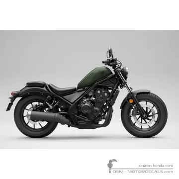 Honda CMX500 REBEL 2024 - Mat Laurel Green Metallic