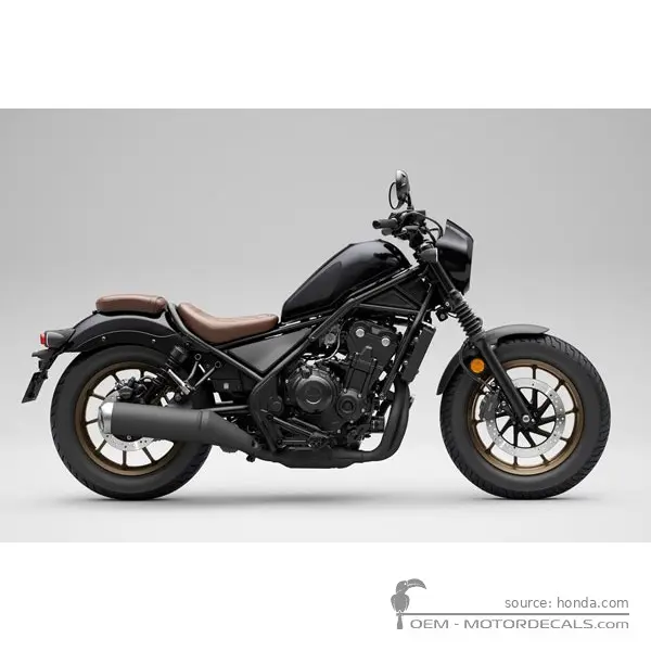 Honda CMX500 REBEL Special Edition 2024 - Pearl Shining Black