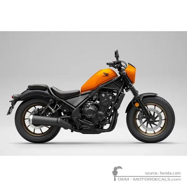 Honda CMX500 REBEL Special Edition 2025 - Candy Energy Orange