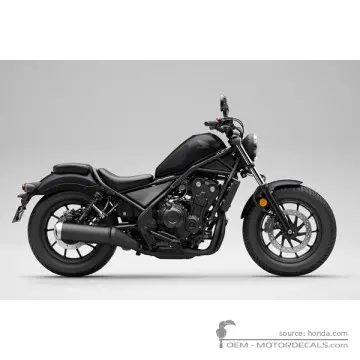 Honda CMX500 REBEL 2025 - Mat Gunpowder Black Metallic