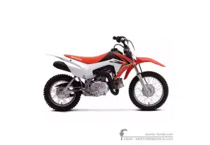 Aufkleber für Honda CRF110 2014 • Honda OEM-Aufkleber