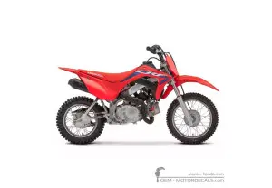 Pegatinas para Honda CRF110 2024 • Honda Pegatinas OEM