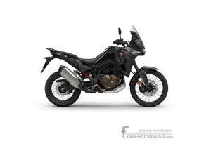 Pegatinas para Honda CRF1100 AFRICA TWIN 2025 - Negro • Honda Pegatinas OEM