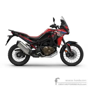 Honda CRF1100 AFRICA TWIN 2025 - Rosso - Grand Prix Red