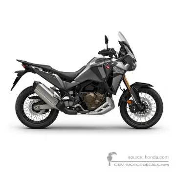 Honda CRF1100L AFRICA TWIN ADVENTURE SPORTS 2025 - Grigio - Mat Iridium Gray Metallic