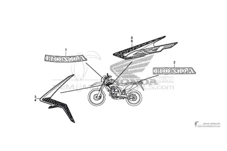 Honda CRF250L 2014 - Rood