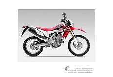 Autocollants pour Honda CRF250L 2015 - Rouge • Honda Autocollants OEM
