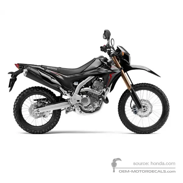 Honda CRF250L 2019 - Czarny - Black