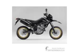 Adesivi per Honda CRF250M 2014 - Nero • Honda Adesivi OEM