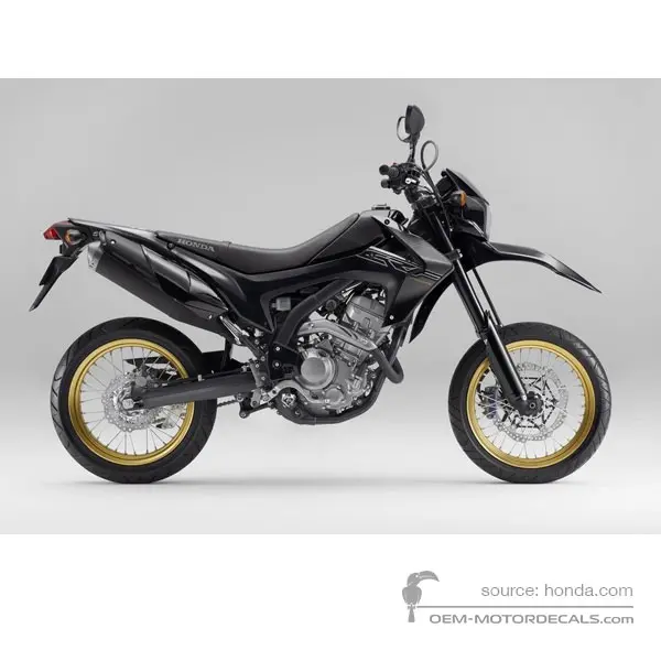 Honda CRF250M 2014 - Zwart - Black
