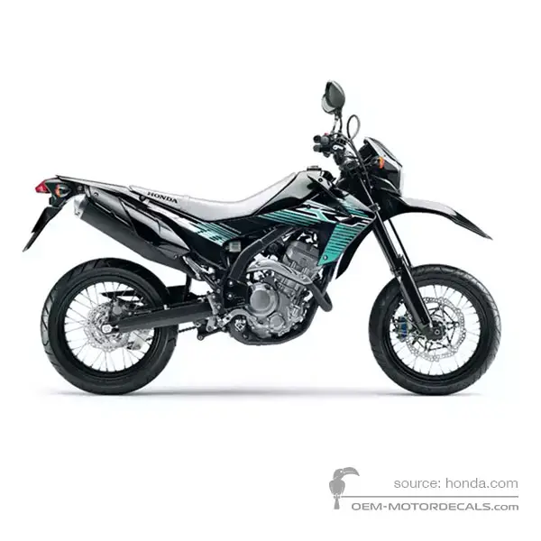Honda CRF250M 2015 - Zwart - Black