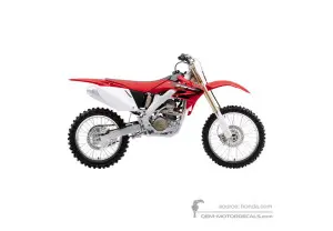 Pegatinas para Honda CRF250R 2004 - Rojo • Honda Pegatinas OEM