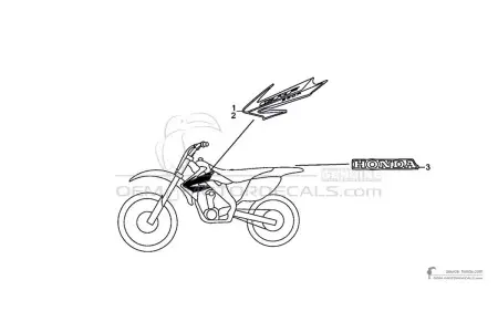 Honda CRF250R 2006 - Czerwony