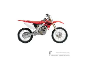 Pegatinas para Honda CRF250R 2007 - Rojo • Honda Pegatinas OEM