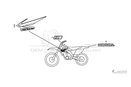 Honda CRF250R 2008 - Rood