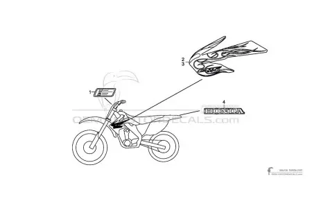 Honda CRF250R 2009 - Nero