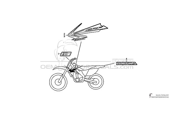 Honda CRF250R 2009 - Red