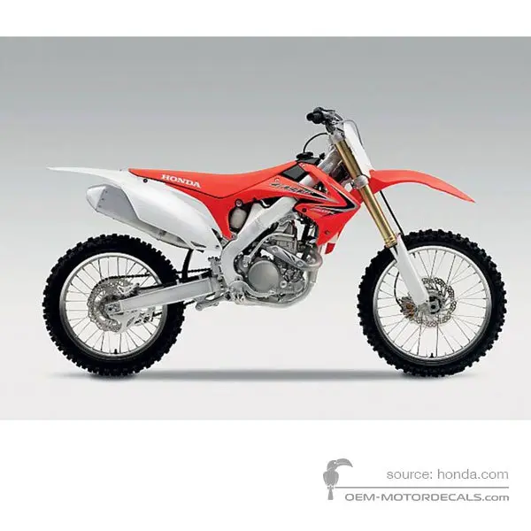 Honda CRF250R 2011 - Rosso - Extreme Red