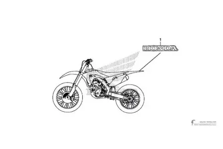 Honda CRF250R 2018 - Rosso
