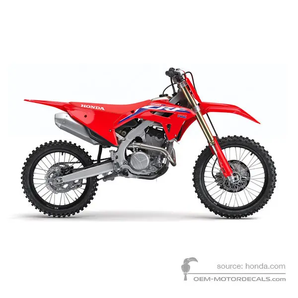 Honda CRF250R 2022 - Rosso - Extreme Red