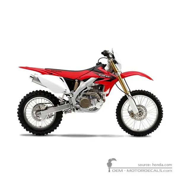 Honda CRF450X 2005 - Extreme Red