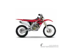 Decals for Honda CRF450X 2008 • Honda OEM Decals