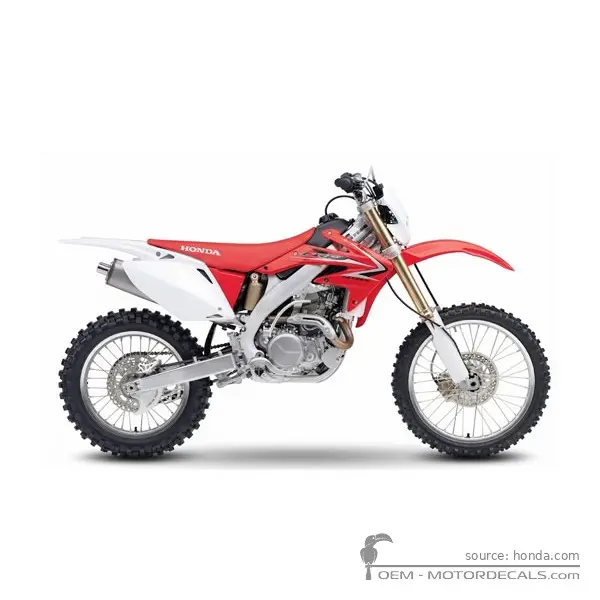 Honda CRF450X 2009 - Extreme Red