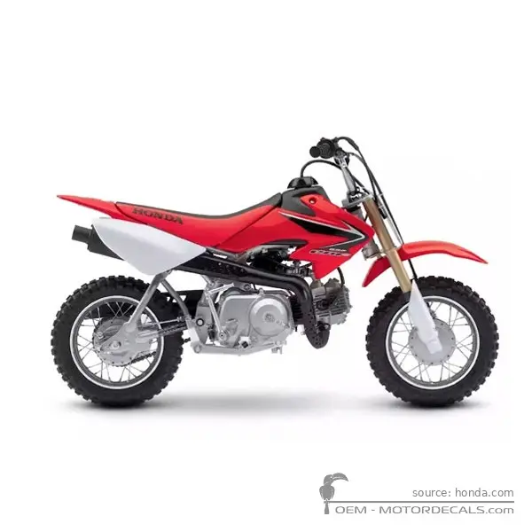 Honda CRF50F 2008 - Extreme Red