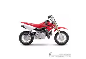Adesivi per Honda CRF50F 2009 • Honda Adesivi OEM