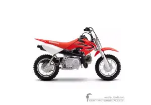 Adesivi per Honda CRF50F 2012 • Honda Adesivi OEM