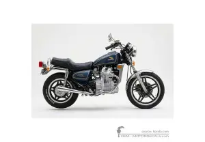 Aufkleber für Honda CX500C CUSTOM 1979 • Honda OEM-Aufkleber