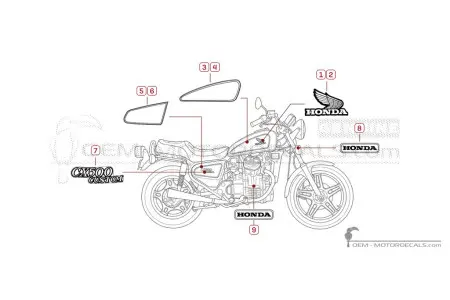 Honda CX500C CUSTOM 1979