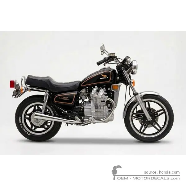 Honda CX500C CUSTOM 1980 - Black