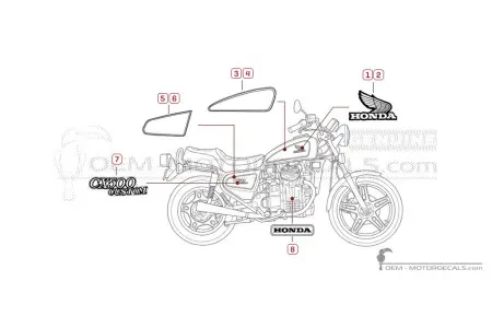 Honda CX500C CUSTOM 1980