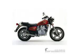Aufkleber für Honda CX500C CUSTOM 1981 • Honda OEM-Aufkleber