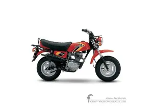 Decals for Honda CY50 1978 • Honda OEM Decals