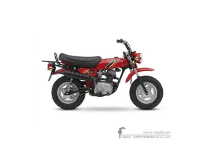 Decals for Honda CY80 1979 • Honda OEM Decals