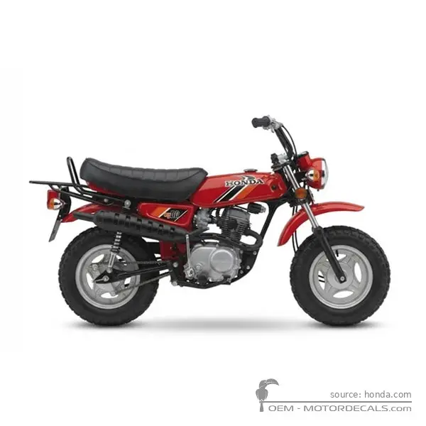 Honda CY80 1979 - Tahitian Red