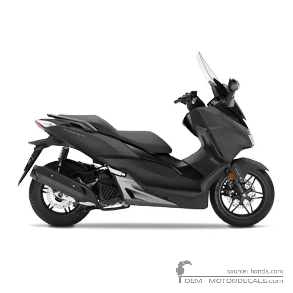 Honda FORZA 125 2017 - Mat Cynos Gray Metallic