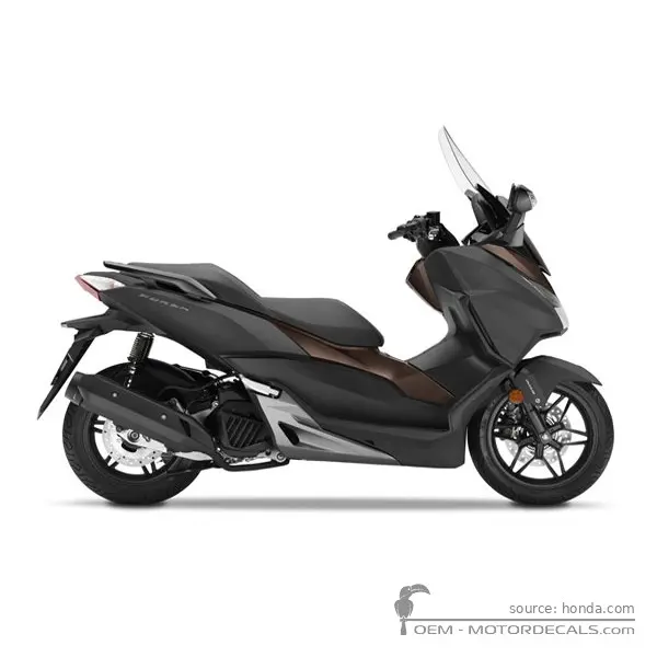 Honda FORZA 125 2017 - Mat Cynos Gray Metallic