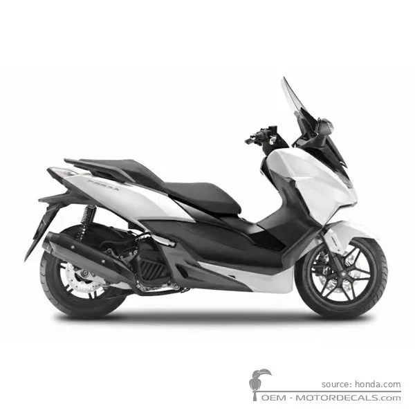 Honda FORZA 125 2017 - Mat Pearl Cool White