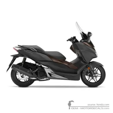 Honda FORZA 125 2018 - Mat Cynos Gray Metallic