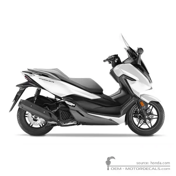 Honda FORZA 125 2019 - Mat Pearl Cool White
