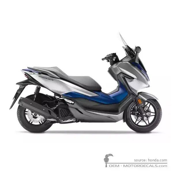 Honda FORZA 125 2020 - Mat Lusent Silver Metallic