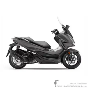 Honda FORZA 125 2022 - Mat Cynos Gray Metallic