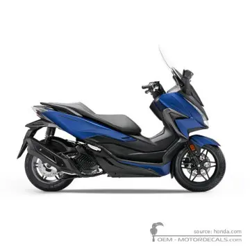 Honda FORZA 125 2022 - Mat Pearl Pacific Blue