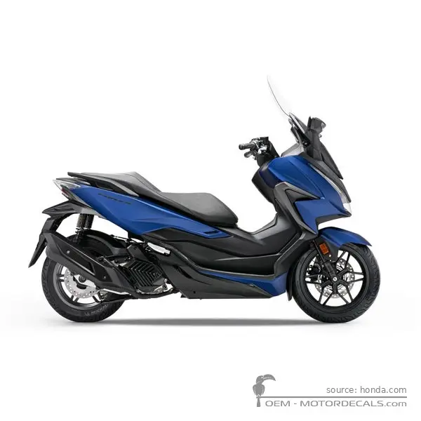 Honda FORZA 125 2022 - Mat Pearl Pacific Blue