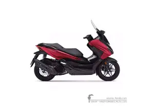 Stickers voor Honda FORZA 125 2023 • Honda OEM Stickers